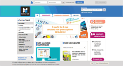 Desktop Screenshot of catalogue.editions-foucher.fr